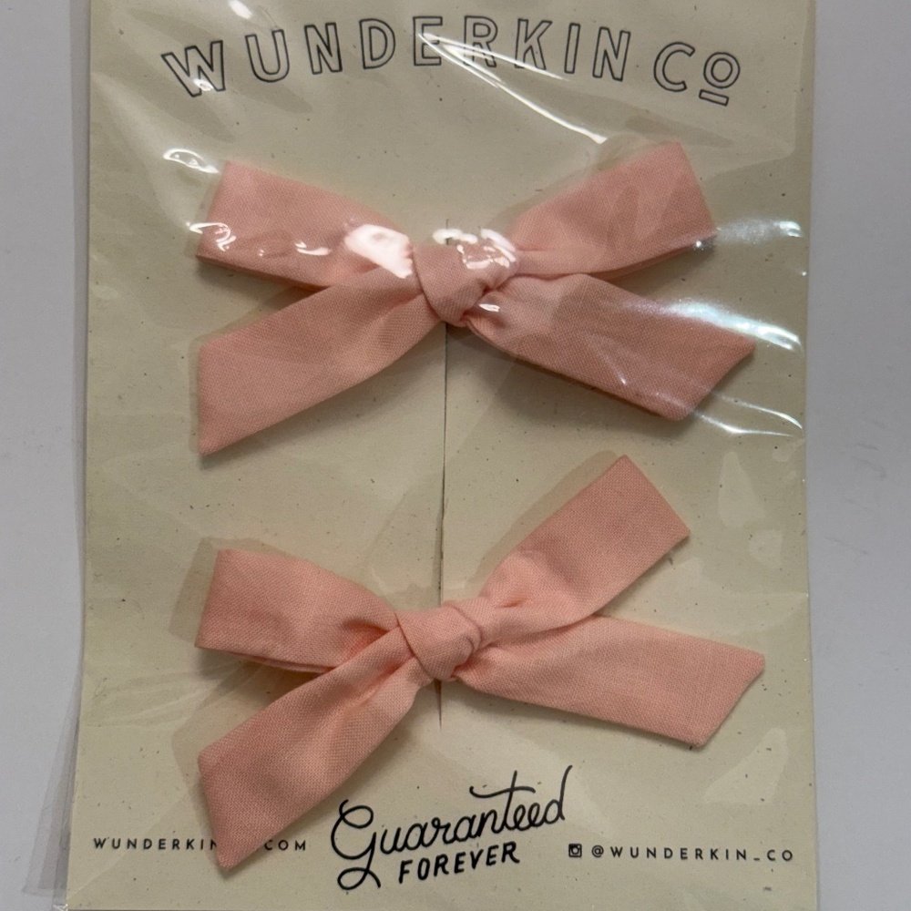 Wunderkin Co Bows/Piggie Set Cotton Candy